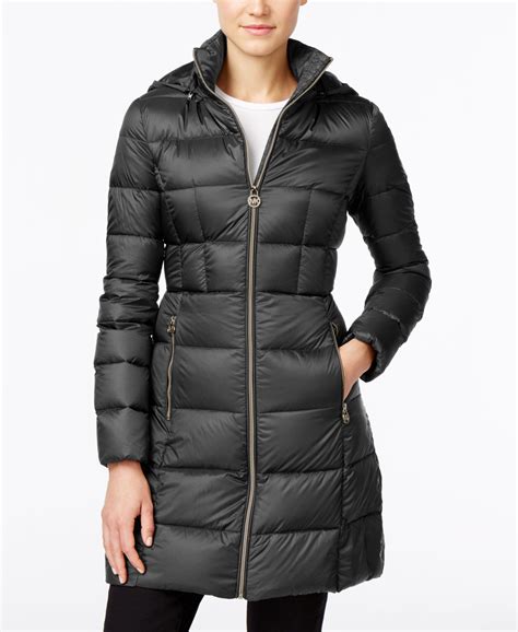 michael kors packable down jacket long